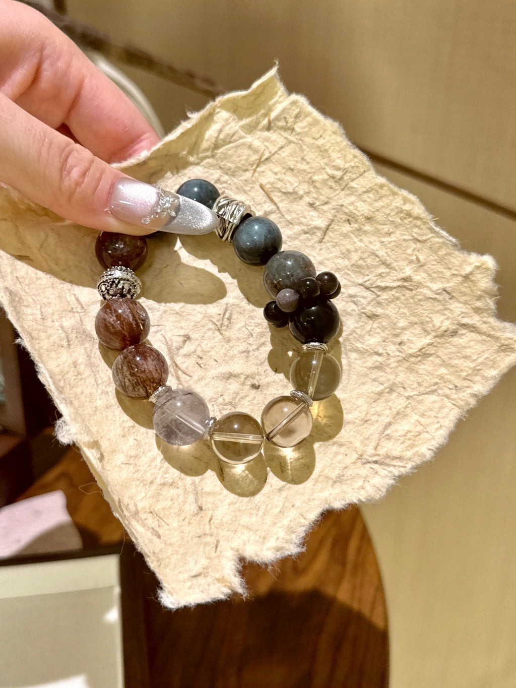 Natural Natural Crystal Crystal Bracelet —  | Handmade Crystal Jewelry