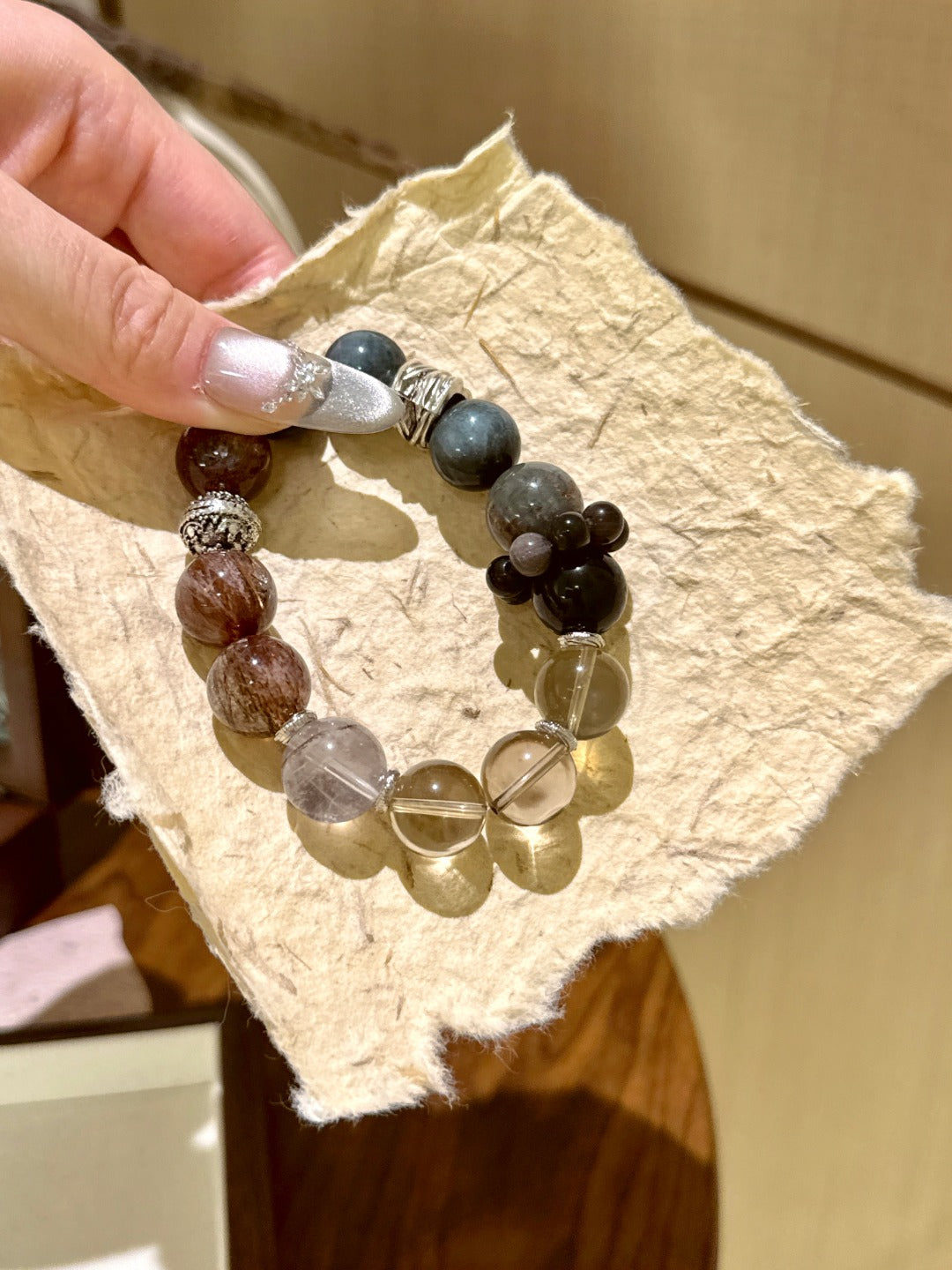 Natural Natural Crystal Crystal Bracelet —  | Handmade Crystal Jewelry