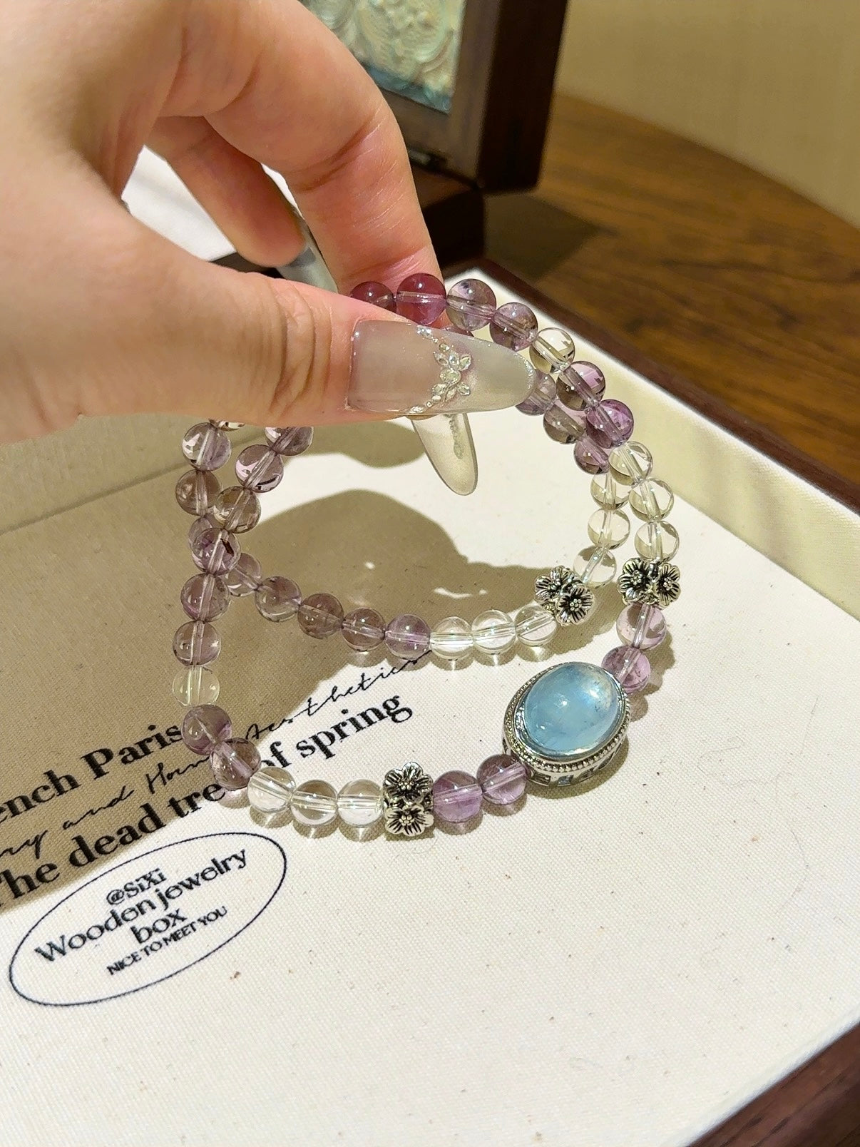 Natural Natural Crystal Crystal Bracelet —  | Handmade Crystal Jewelry