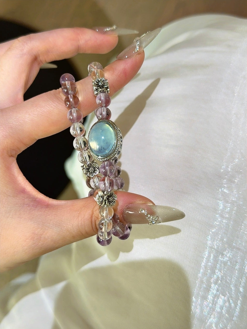 Natural Natural Crystal Crystal Bracelet —  | Handmade Crystal Jewelry