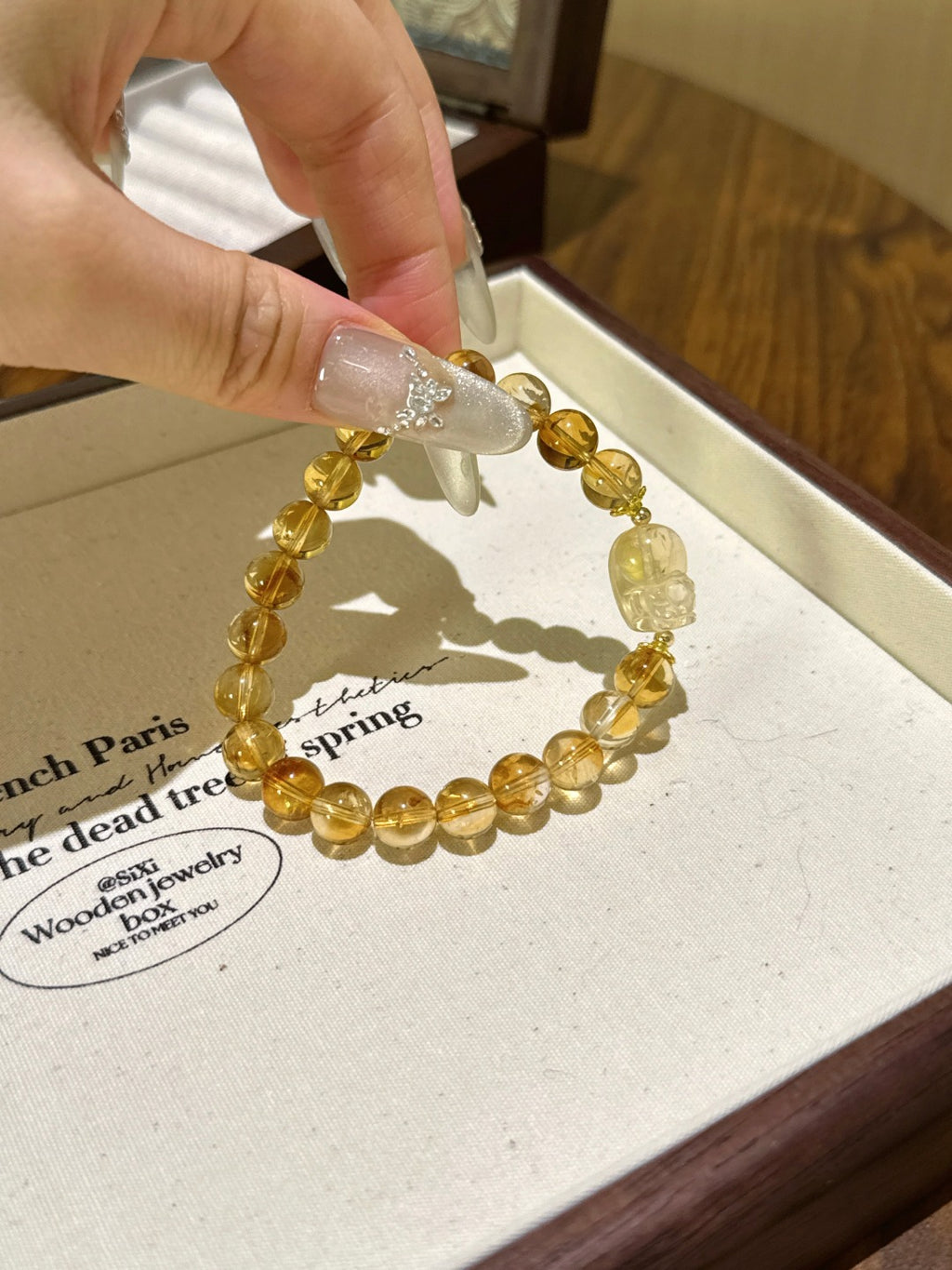 Natural Natural Crystal Crystal Bracelet —  | Handmade Crystal Jewelry