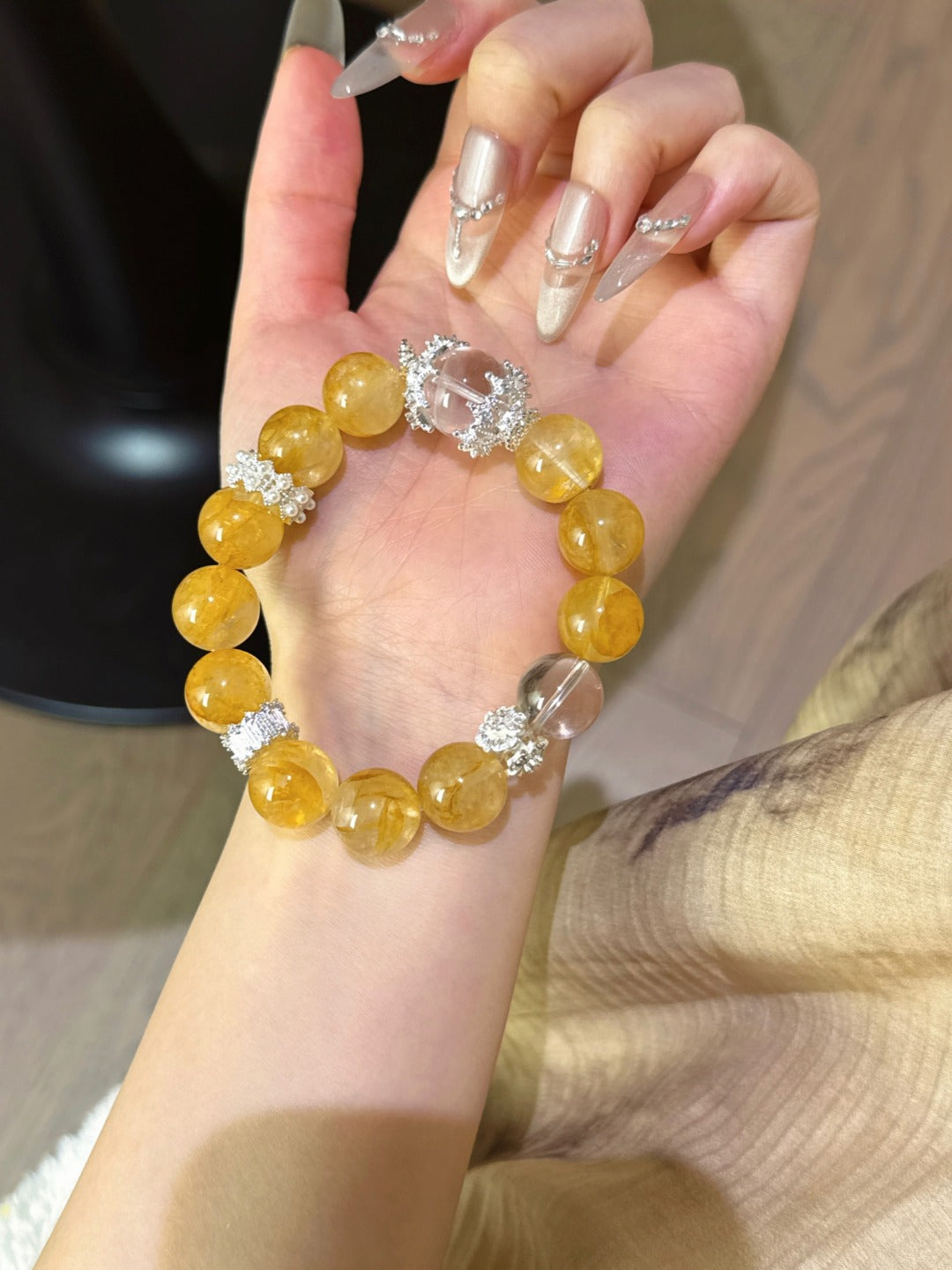 Natural Natural Crystal Crystal Bracelet —  | Handmade Crystal Jewelry