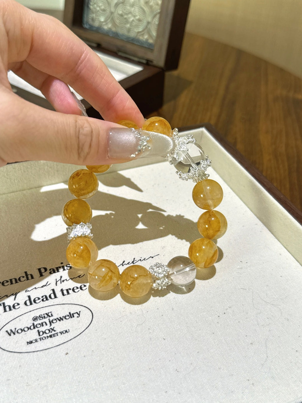 Natural Natural Crystal Crystal Bracelet —  | Handmade Crystal Jewelry