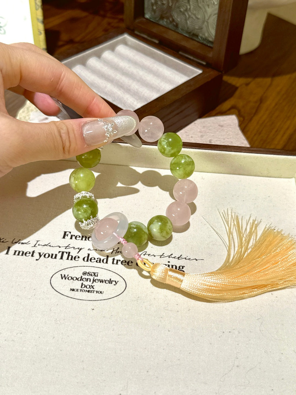 Natural Natural Crystal Crystal Bracelet —  | Handmade Crystal Jewelry