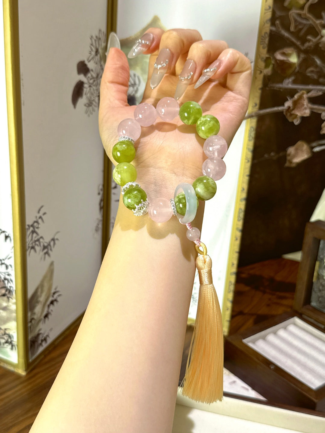 Natural Natural Crystal Crystal Bracelet —  | Handmade Crystal Jewelry