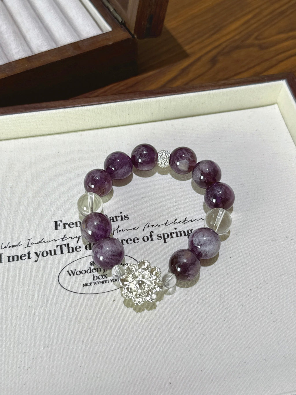 Natural Natural Crystal Crystal Bracelet —  | Handmade Crystal Jewelry