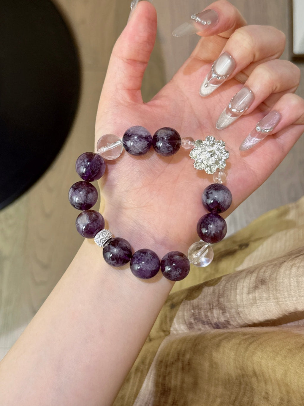 Natural Natural Crystal Crystal Bracelet —  | Handmade Crystal Jewelry