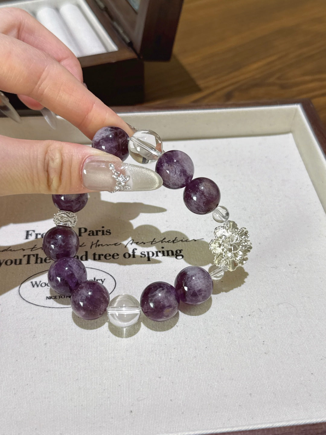 Natural Natural Crystal Crystal Bracelet —  | Handmade Crystal Jewelry
