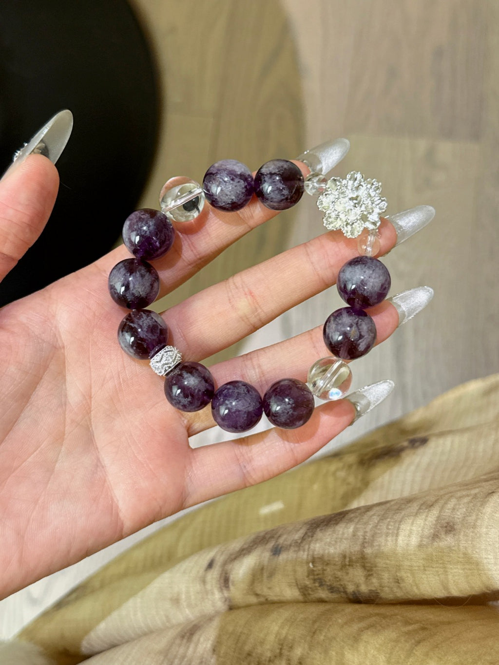 Natural Natural Crystal Crystal Bracelet —  | Handmade Crystal Jewelry