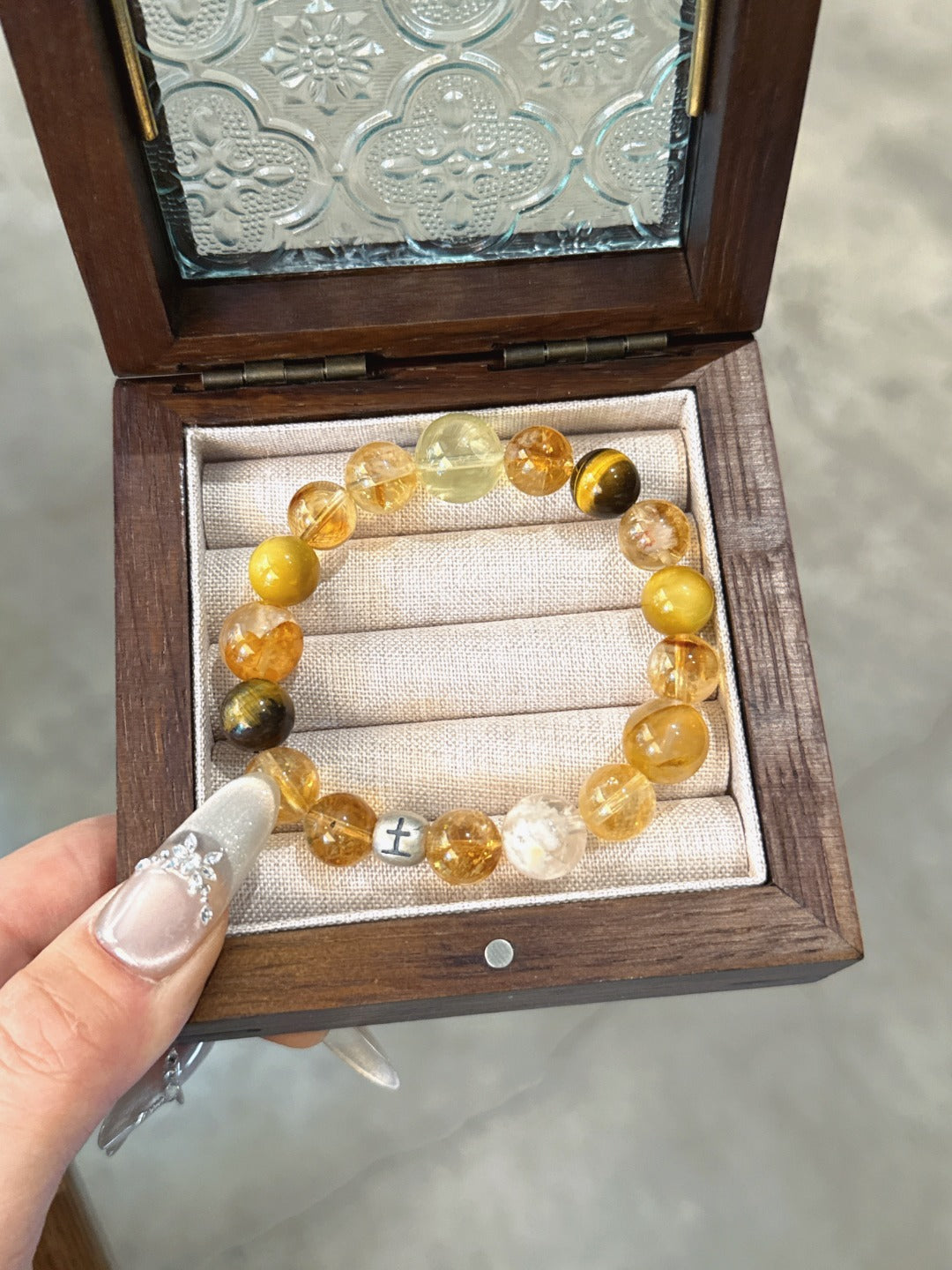 Natural Natural Crystal Crystal Bracelet —  | Handmade Crystal Jewelry