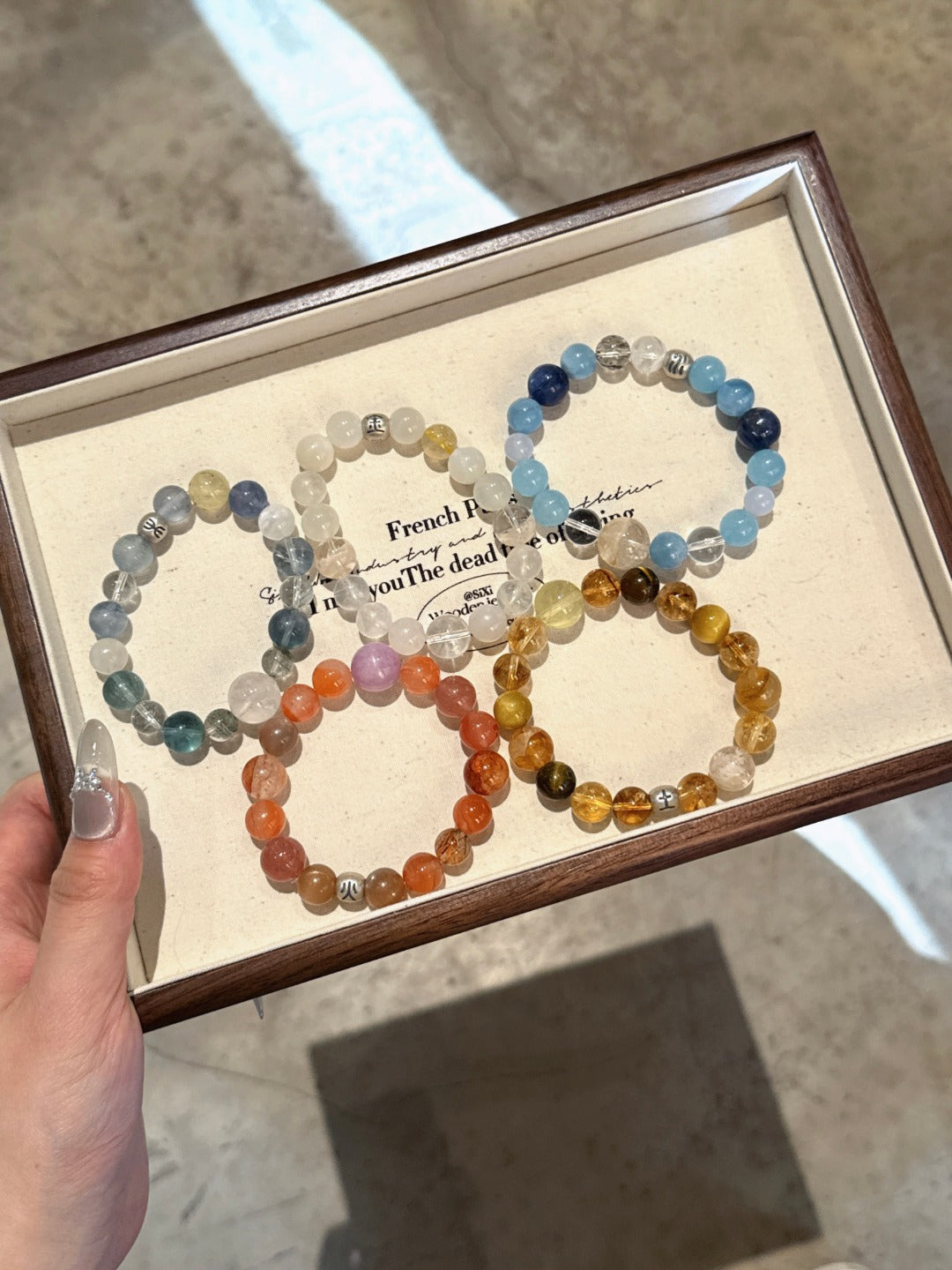 Natural Natural Crystal Crystal Bracelet —  | Handmade Crystal Jewelry