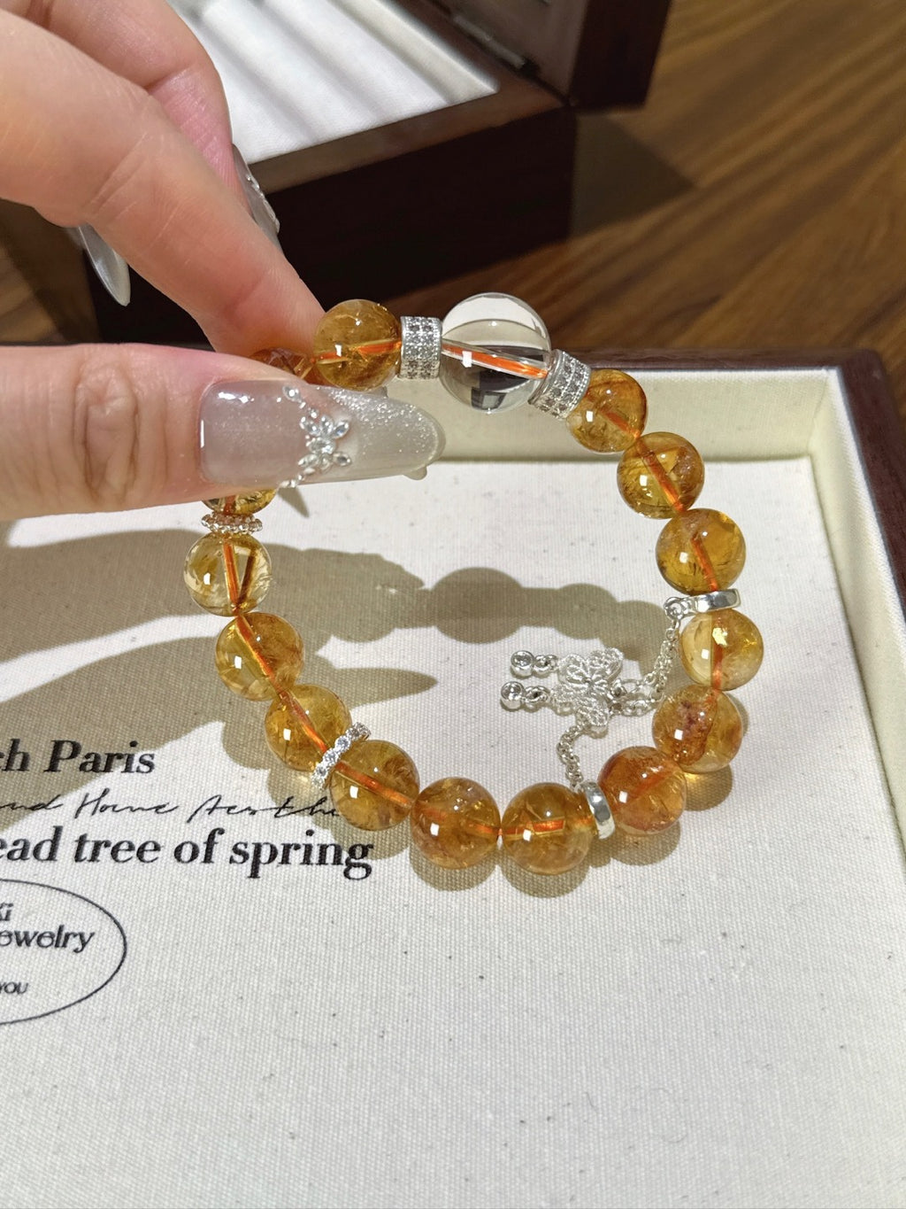 Natural Natural Crystal Crystal Bracelet —  | Handmade Crystal Jewelry