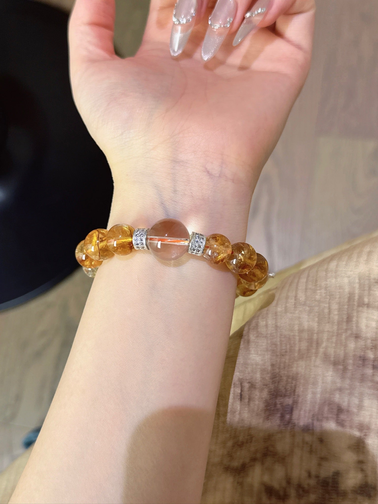 Natural Natural Crystal Crystal Bracelet —  | Handmade Crystal Jewelry