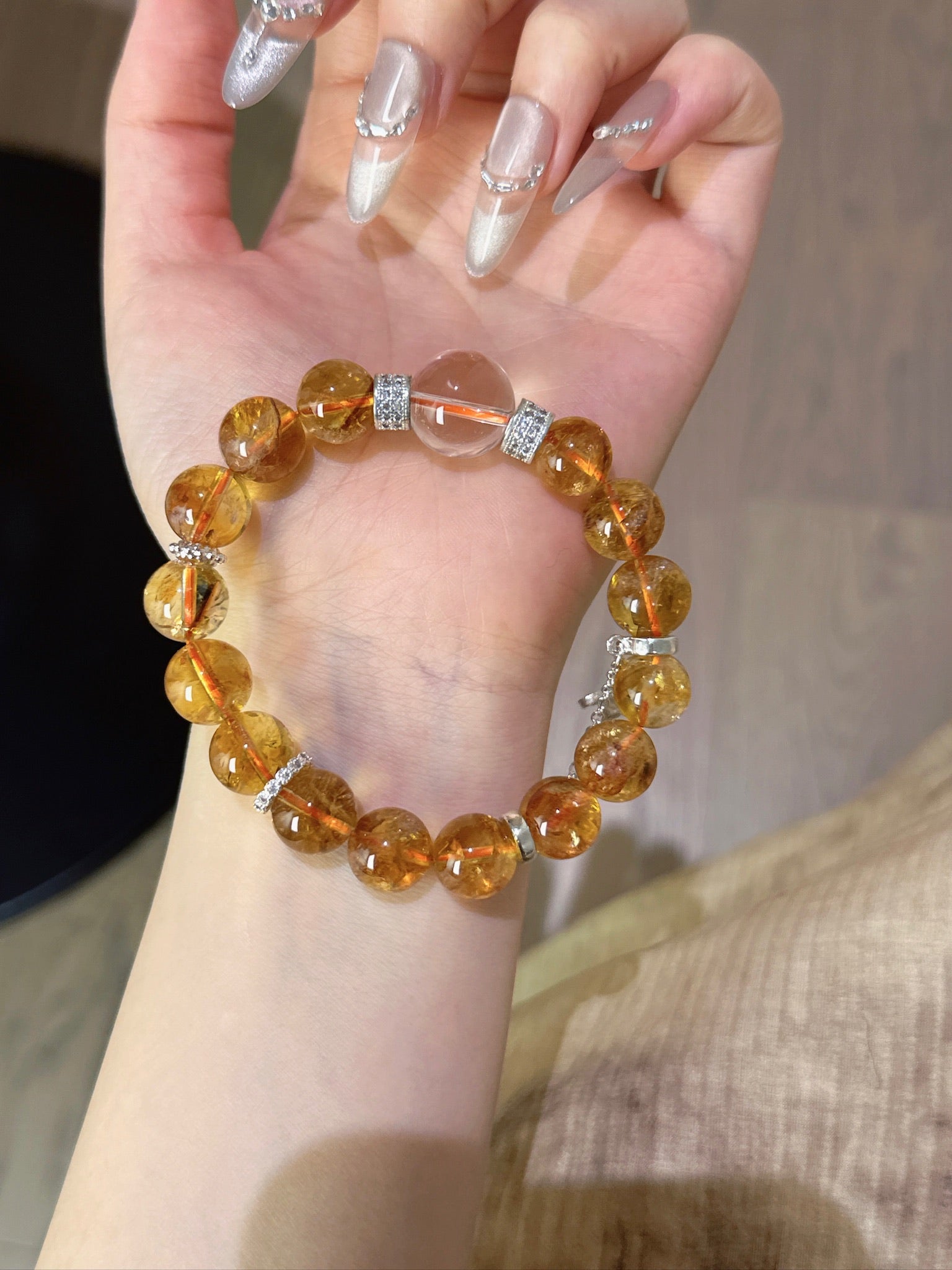 Natural Natural Crystal Crystal Bracelet —  | Handmade Crystal Jewelry