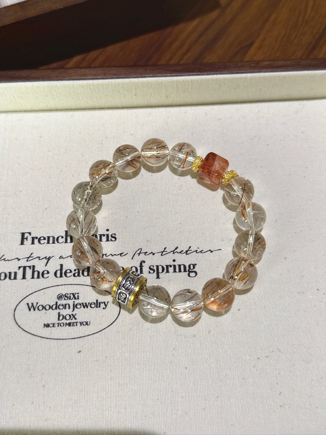 Natural Natural Crystal Crystal Bracelet —  | Handmade Crystal Jewelry