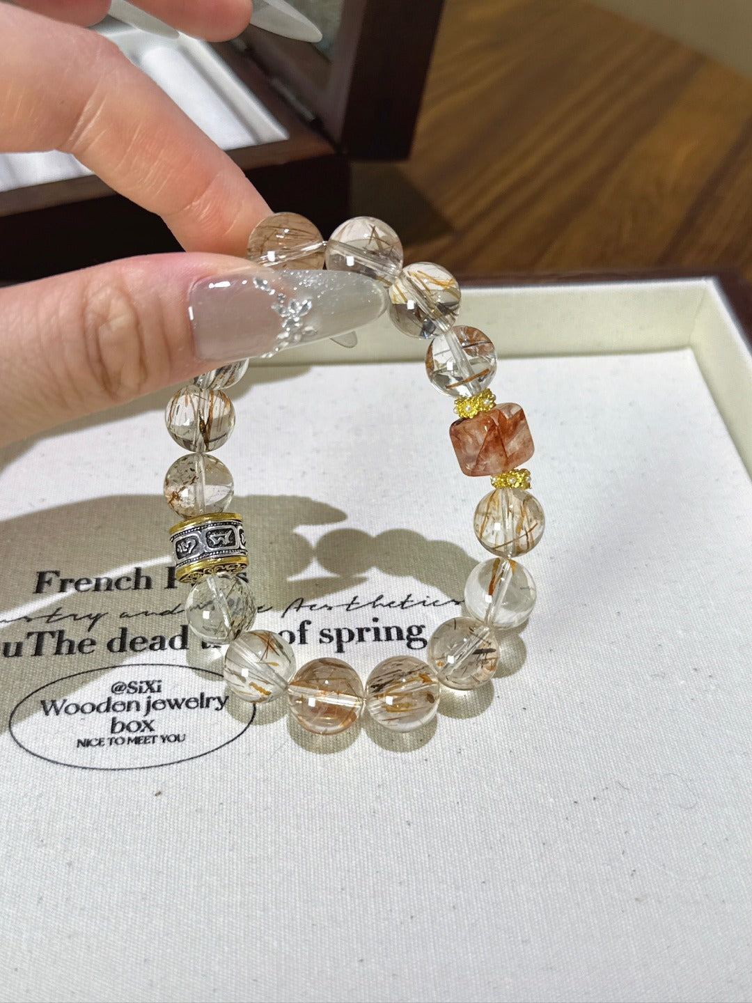 Natural Natural Crystal Crystal Bracelet —  | Handmade Crystal Jewelry