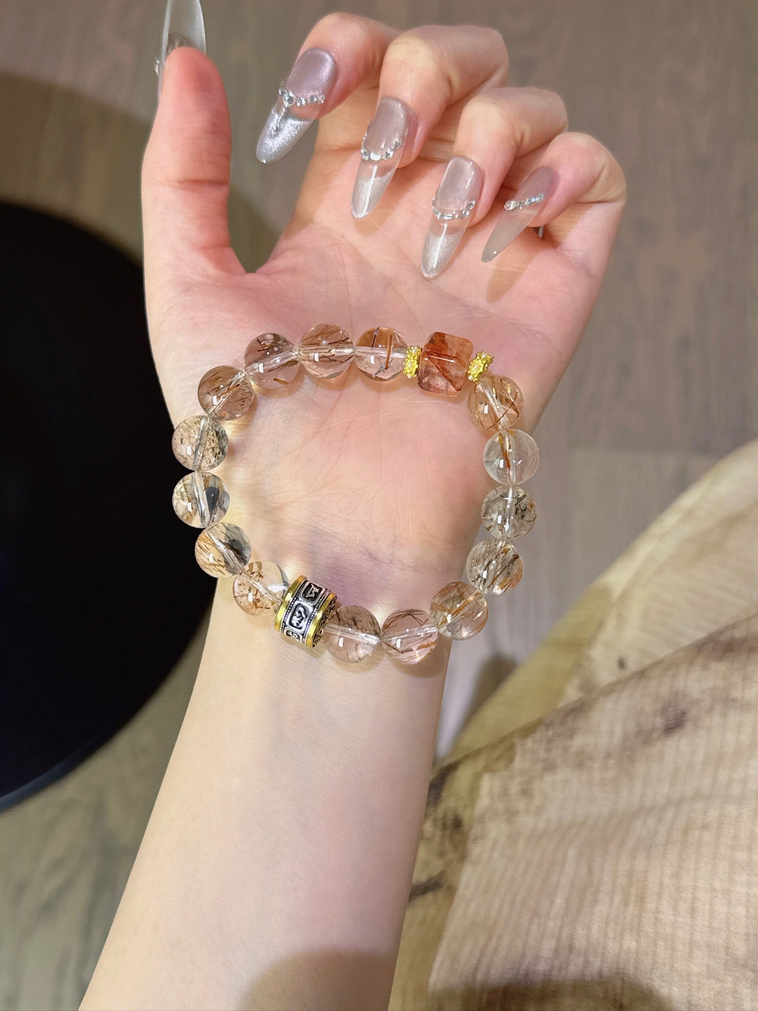 Natural Natural Crystal Crystal Bracelet —  | Handmade Crystal Jewelry