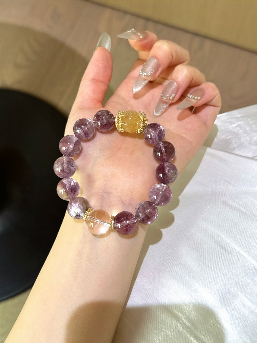 Natural Natural Crystal Crystal Bracelet —  | Handmade Crystal Jewelry