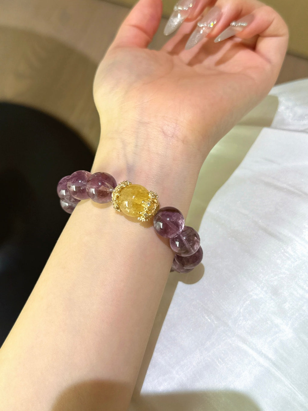 Natural Natural Crystal Crystal Bracelet —  | Handmade Crystal Jewelry