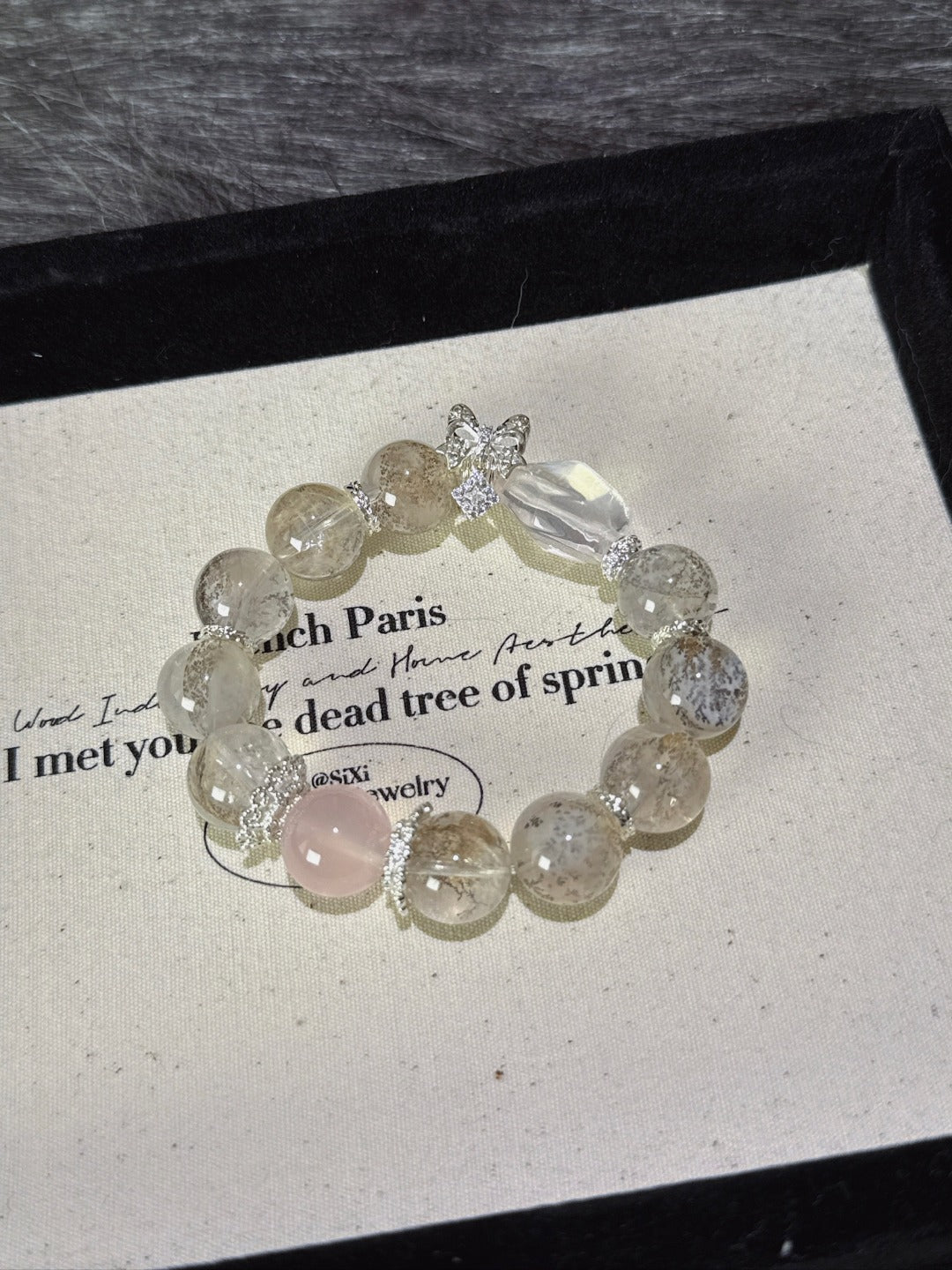 Natural Natural Crystal Crystal Bracelet —  | Handmade Crystal Jewelry