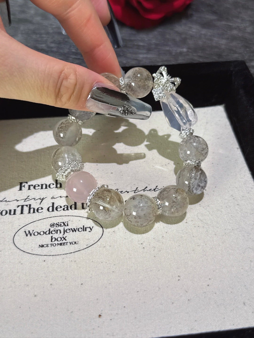 Natural Natural Crystal Crystal Bracelet —  | Handmade Crystal Jewelry