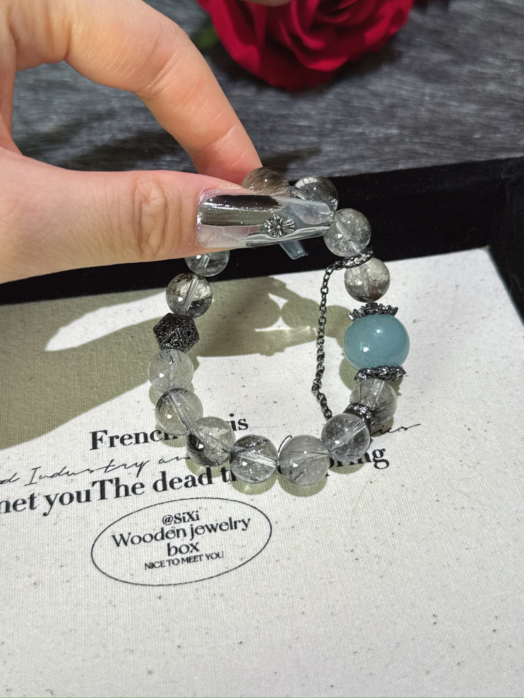 Natural Natural Crystal Crystal Bracelet —  | Handmade Crystal Jewelry