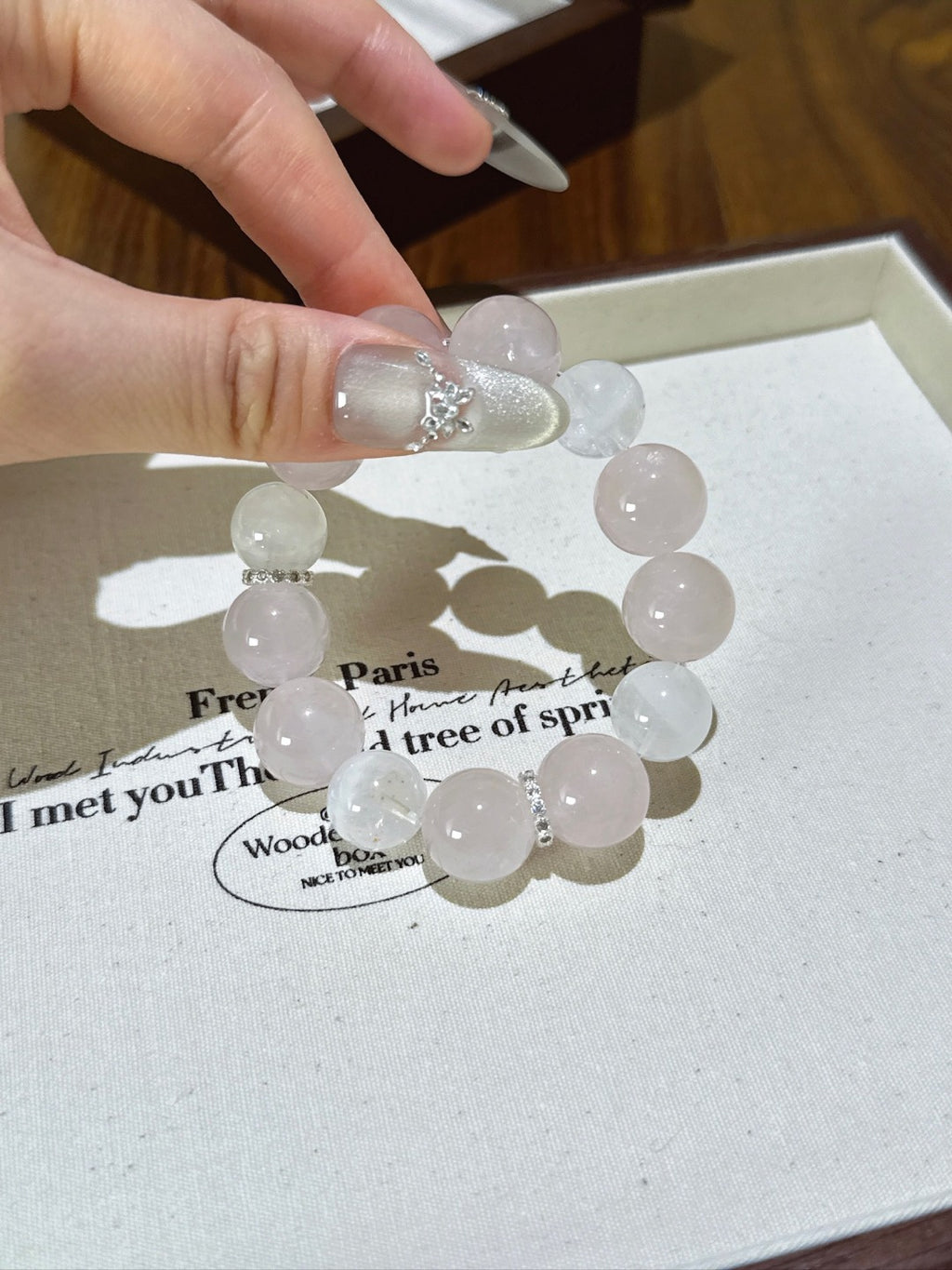 Natural Natural Crystal Crystal Bracelet —  | Handmade Crystal Jewelry