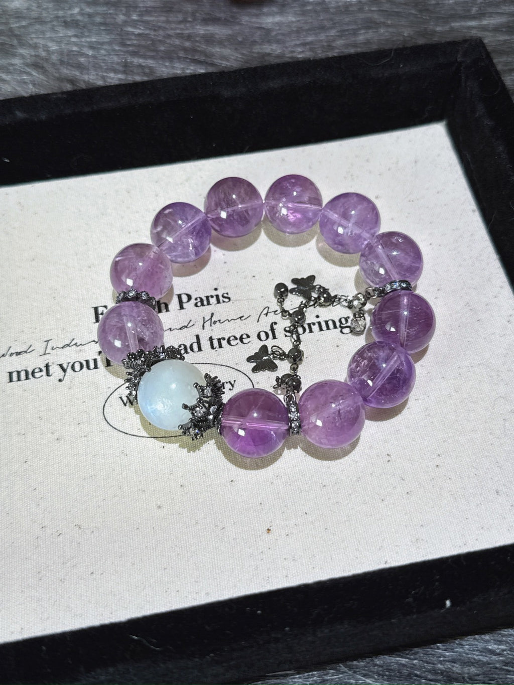 Natural Natural Crystal Crystal Bracelet —  | Handmade Crystal Jewelry
