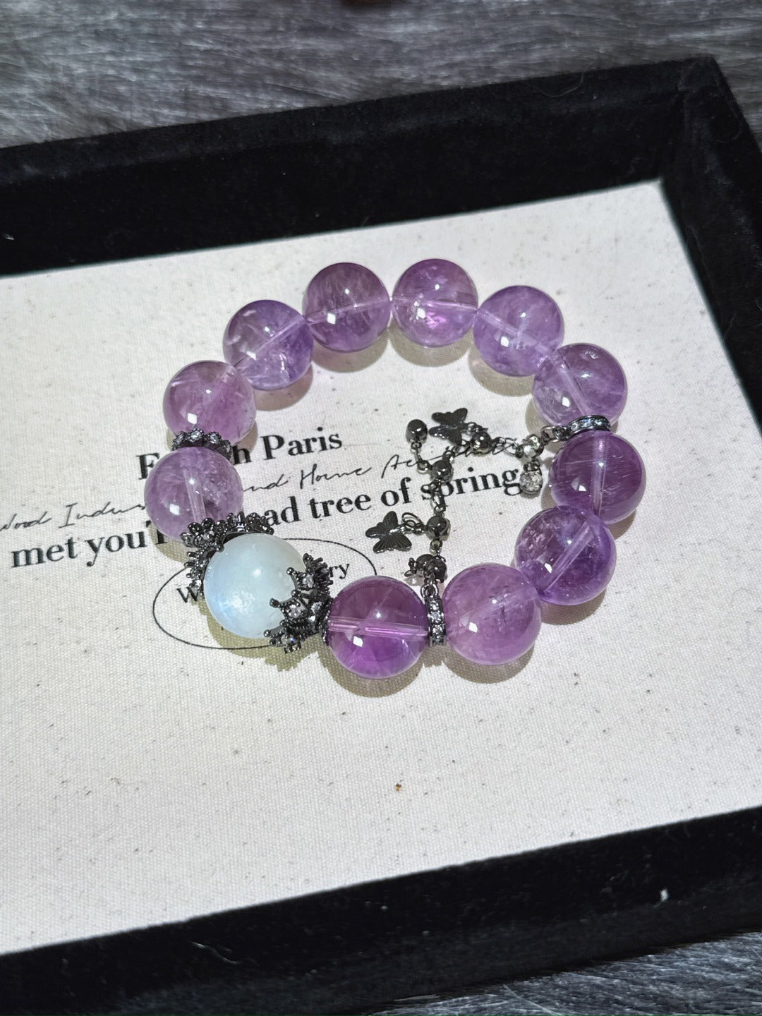 Natural Natural Crystal Crystal Bracelet —  | Handmade Crystal Jewelry
