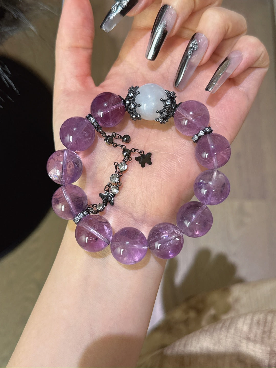 Natural Natural Crystal Crystal Bracelet —  | Handmade Crystal Jewelry