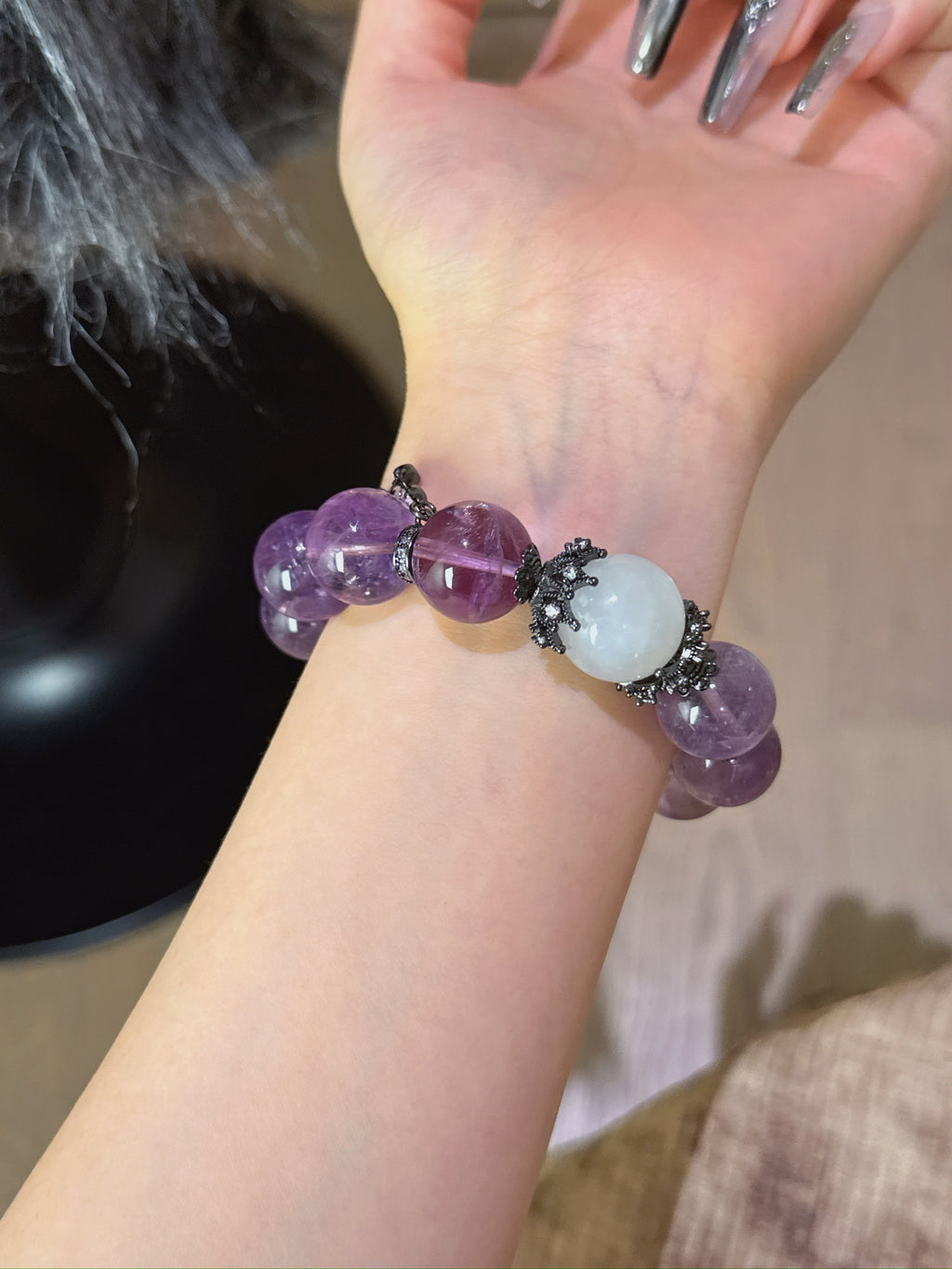 Natural Natural Crystal Crystal Bracelet —  | Handmade Crystal Jewelry