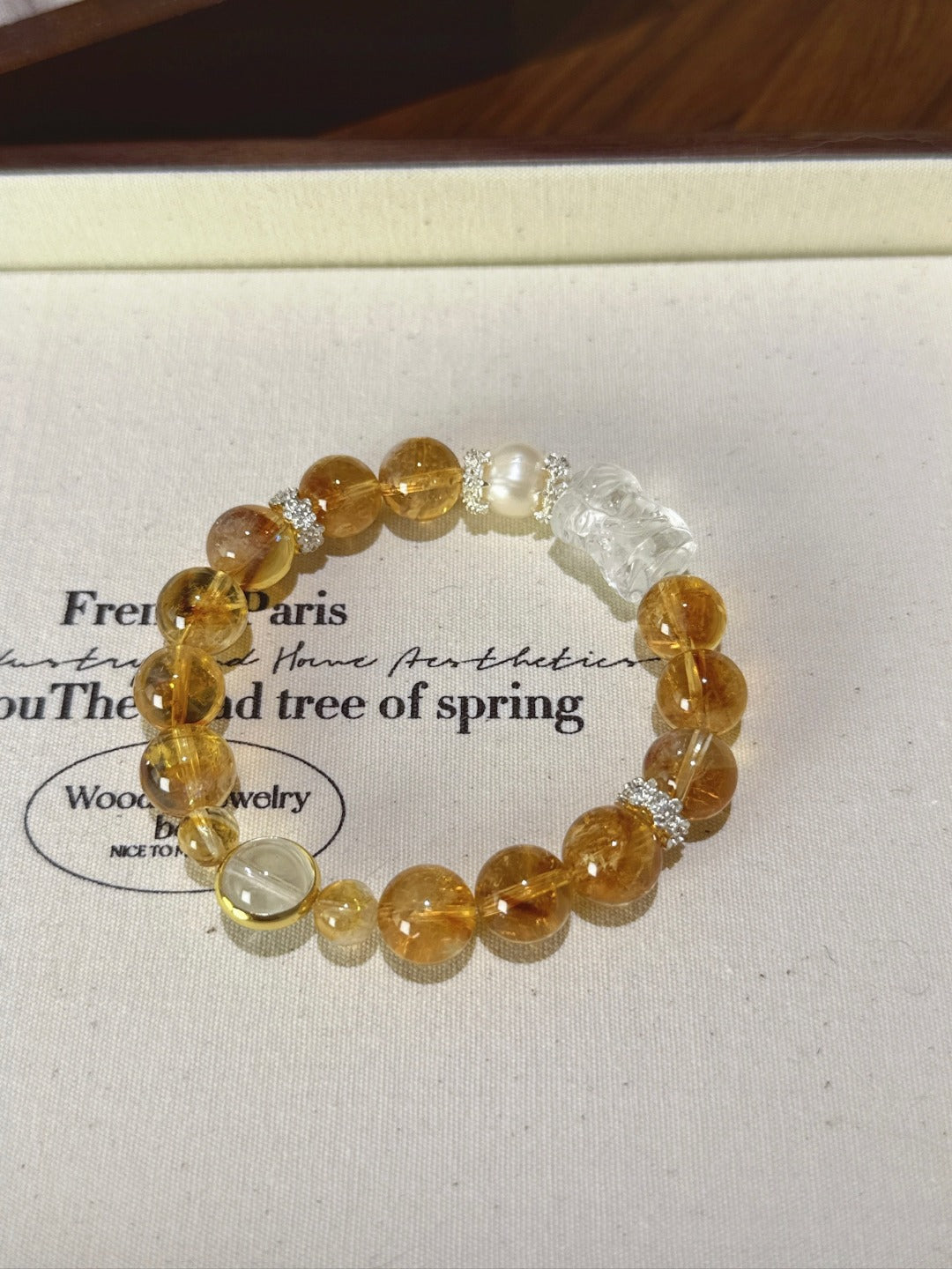 Natural Natural Crystal Crystal Bracelet —  | Handmade Crystal Jewelry
