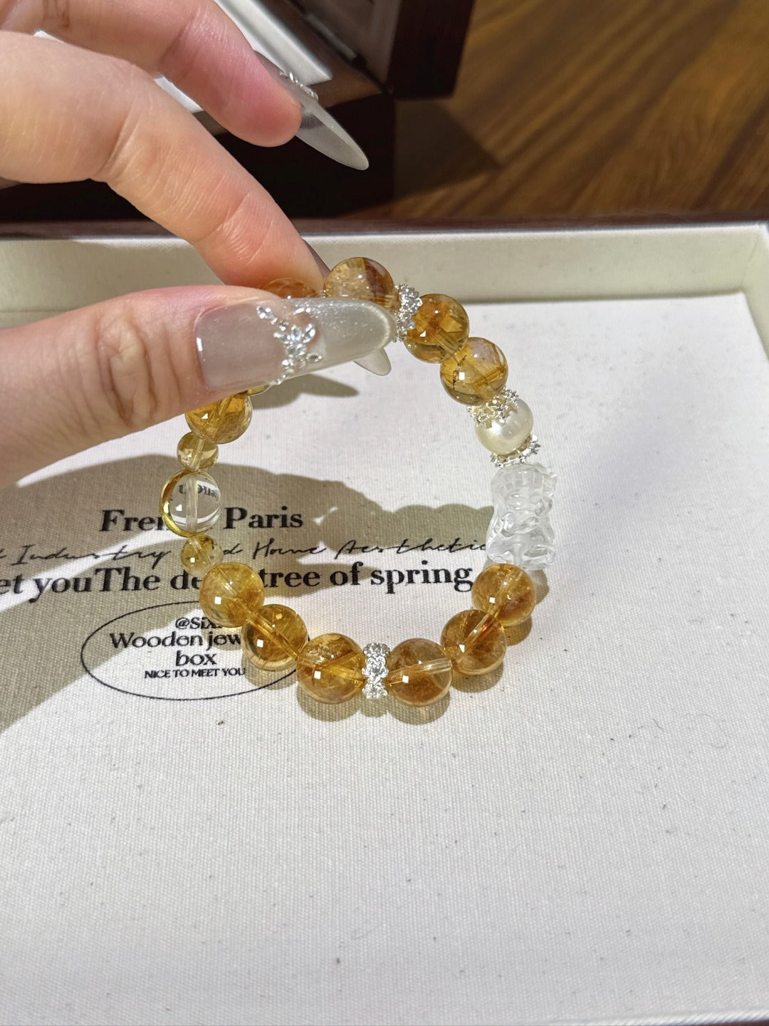 Natural Natural Crystal Crystal Bracelet —  | Handmade Crystal Jewelry