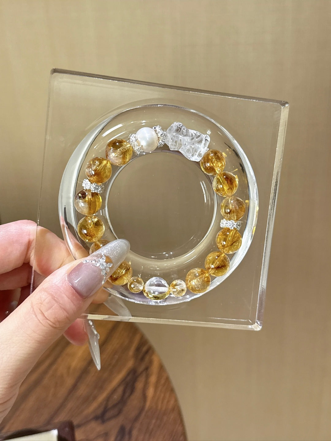 Natural Natural Crystal Crystal Bracelet —  | Handmade Crystal Jewelry