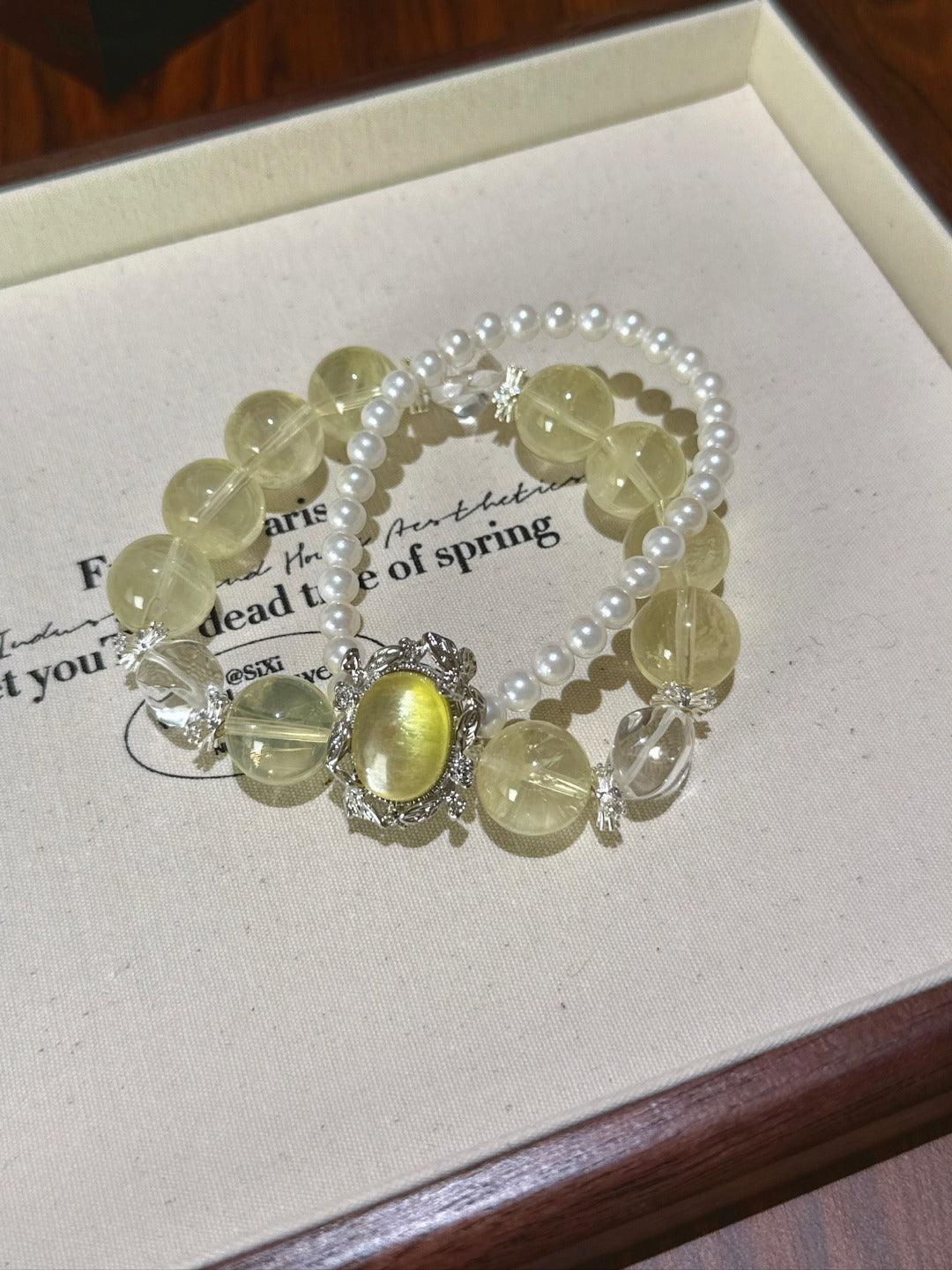 Natural Natural Crystal Crystal Bracelet —  | Handmade Crystal Jewelry