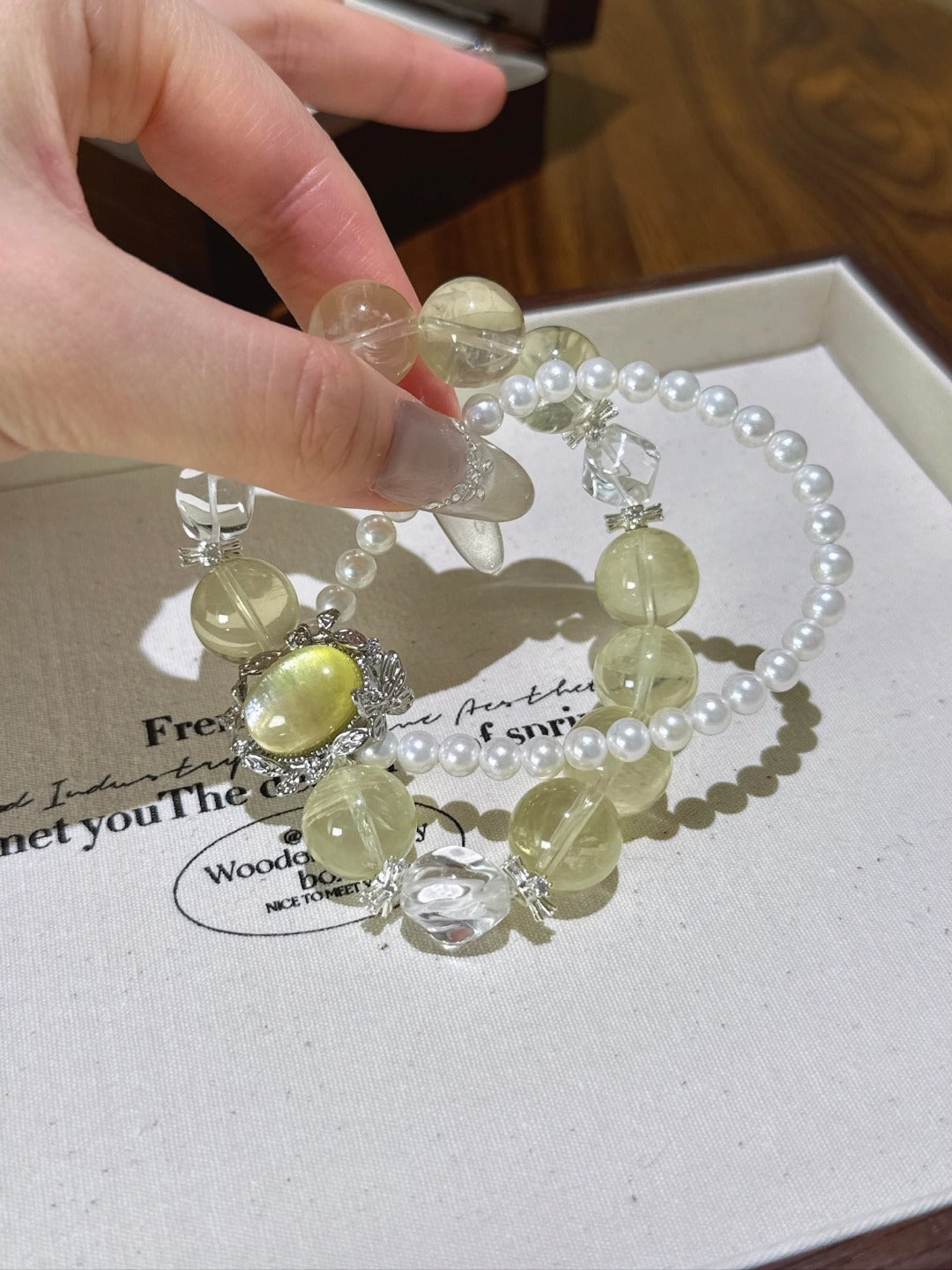 Natural Natural Crystal Crystal Bracelet —  | Handmade Crystal Jewelry
