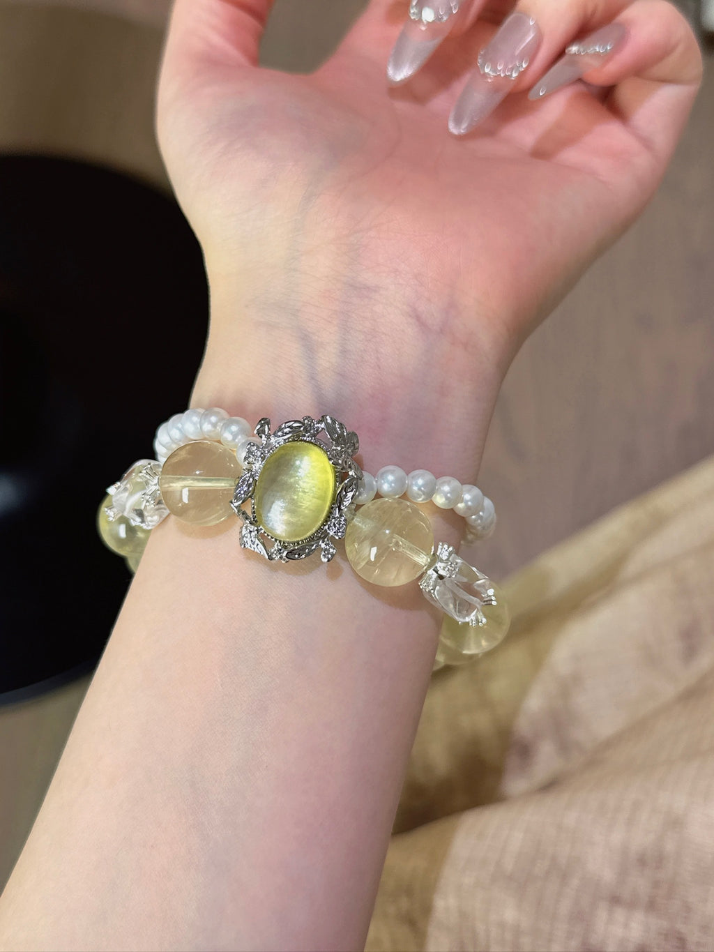 Natural Natural Crystal Crystal Bracelet —  | Handmade Crystal Jewelry