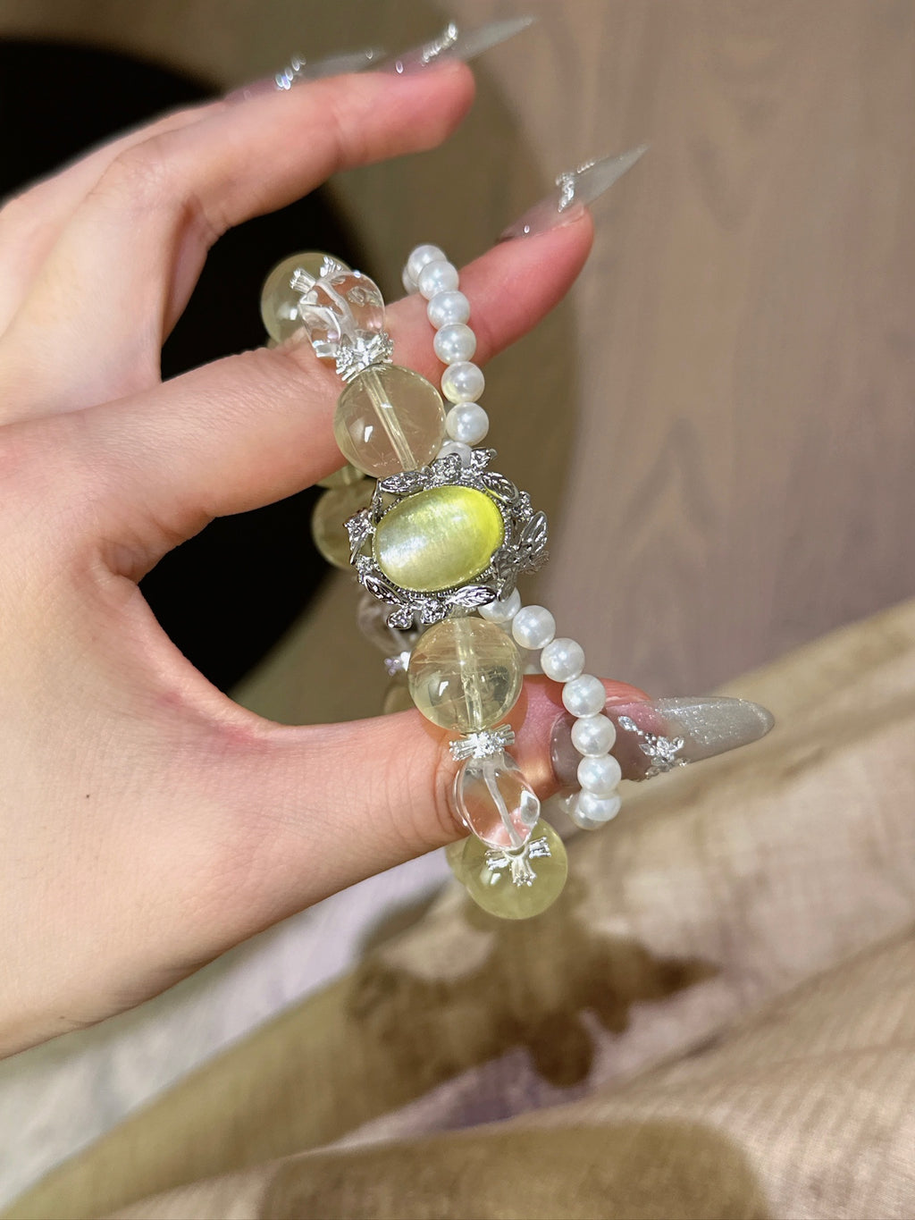 Natural Natural Crystal Crystal Bracelet —  | Handmade Crystal Jewelry