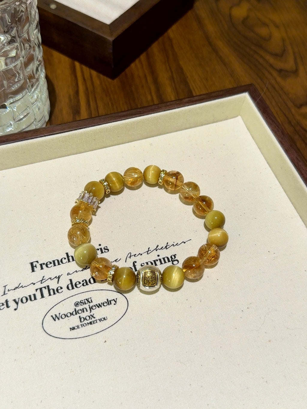 Natural Natural Crystal Crystal Bracelet —  | Handmade Crystal Jewelry