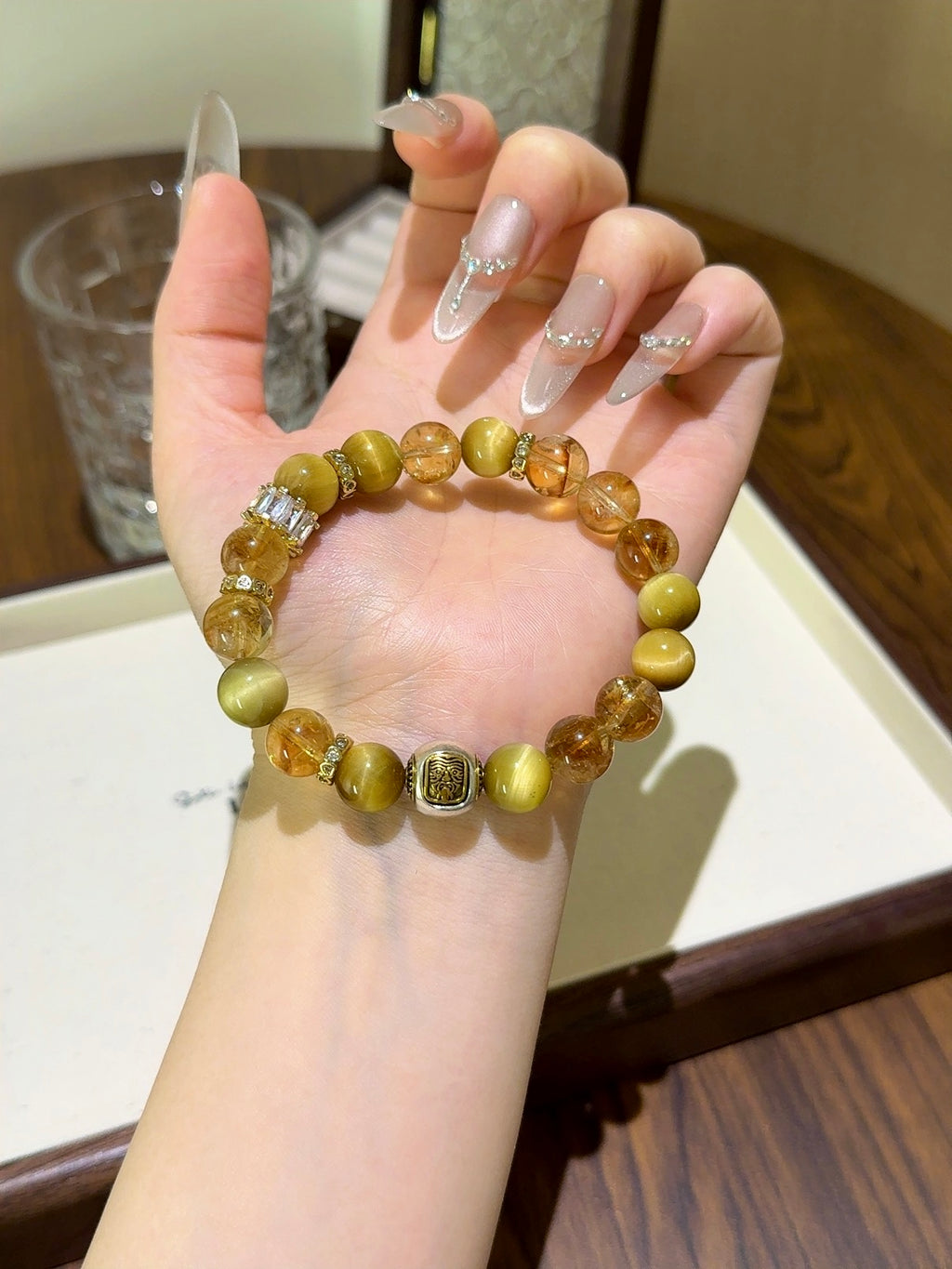 Natural Natural Crystal Crystal Bracelet —  | Handmade Crystal Jewelry