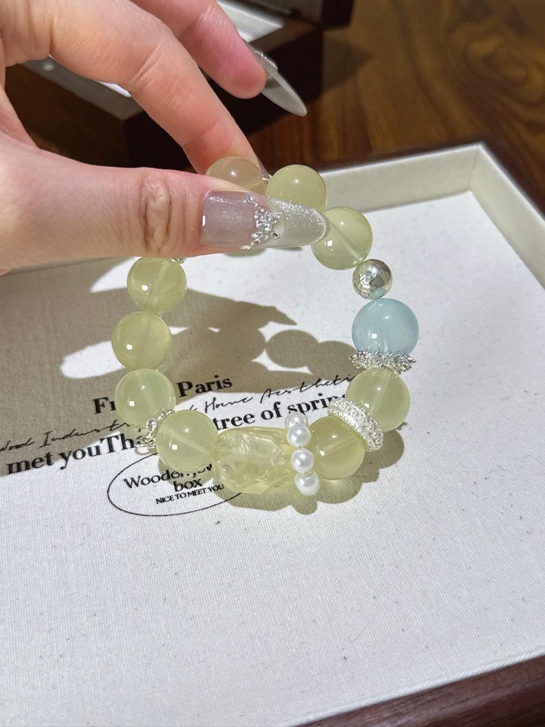 Natural Natural Crystal Crystal Bracelet —  | Handmade Crystal Jewelry