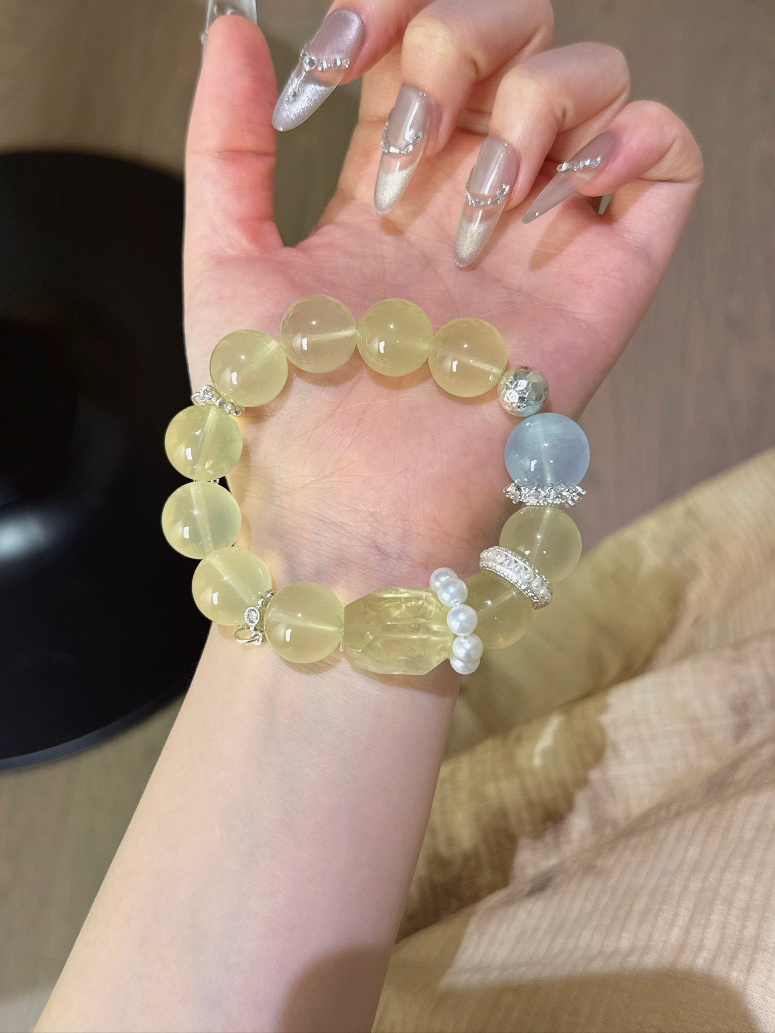 Natural Natural Crystal Crystal Bracelet —  | Handmade Crystal Jewelry