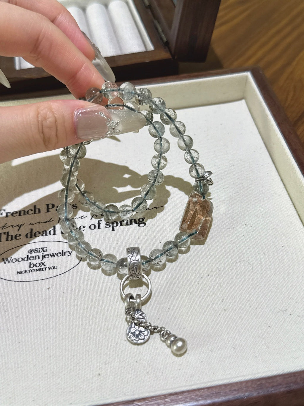 Natural Natural Crystal Crystal Bracelet —  | Handmade Crystal Jewelry