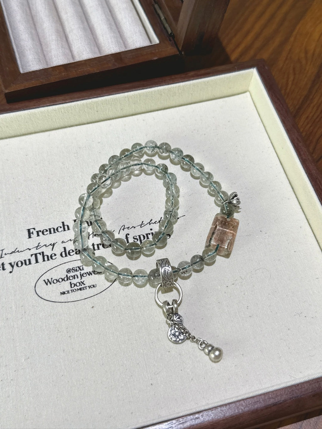 Natural Natural Crystal Crystal Bracelet —  | Handmade Crystal Jewelry