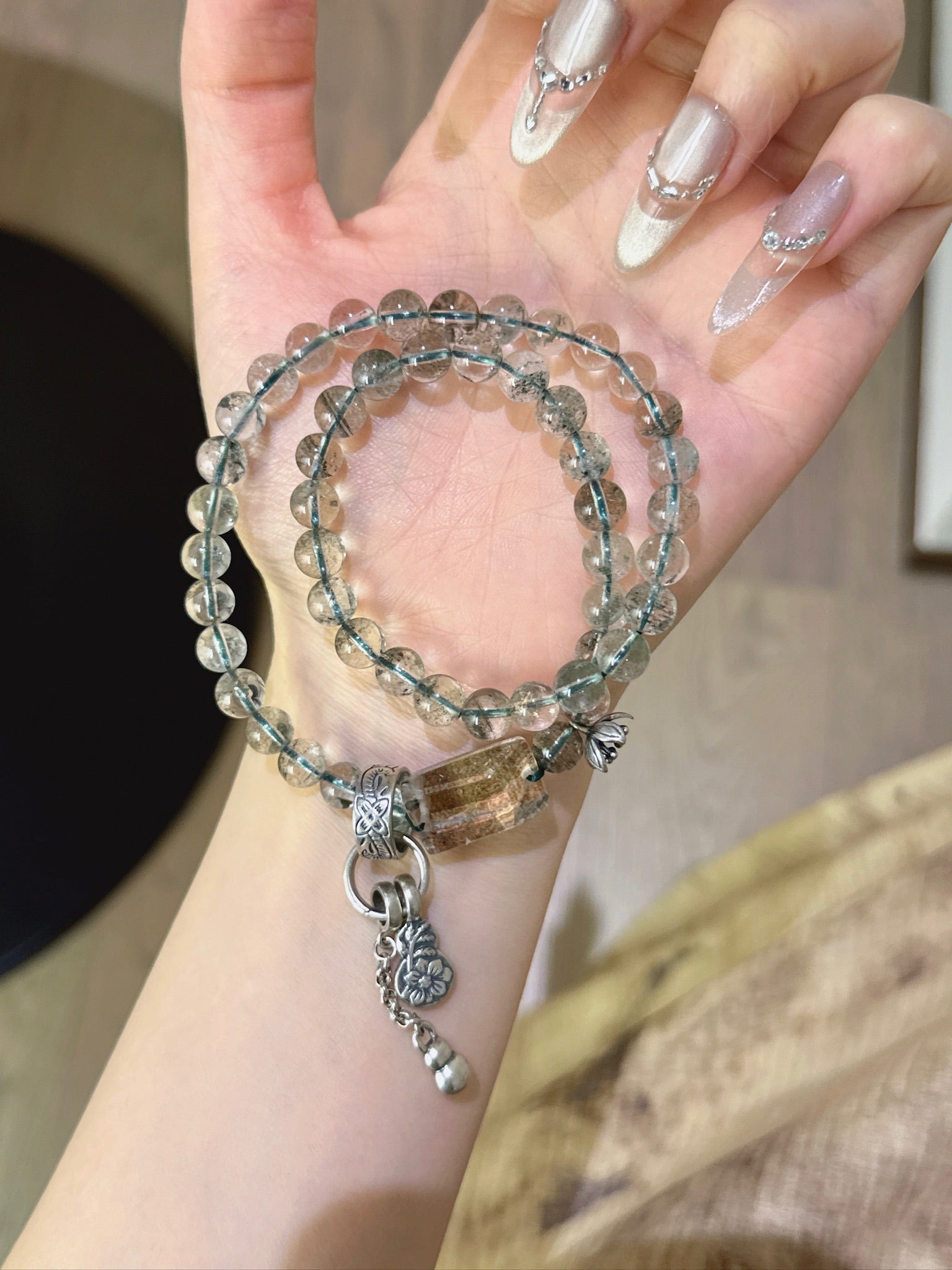 Natural Natural Crystal Crystal Bracelet —  | Handmade Crystal Jewelry