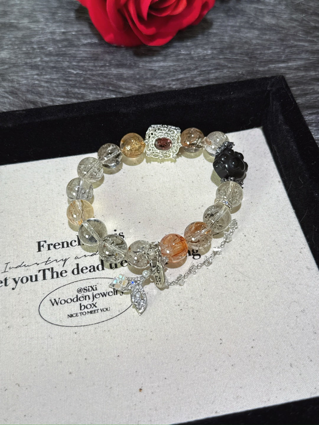 Natural Natural Crystal Crystal Bracelet —  | Handmade Crystal Jewelry