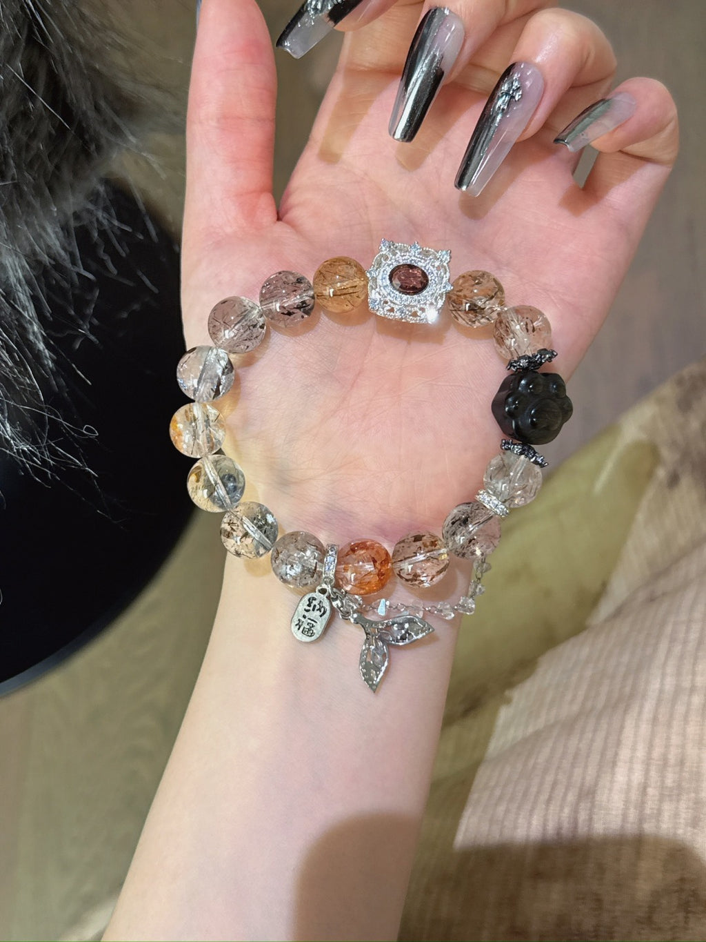 Natural Natural Crystal Crystal Bracelet —  | Handmade Crystal Jewelry