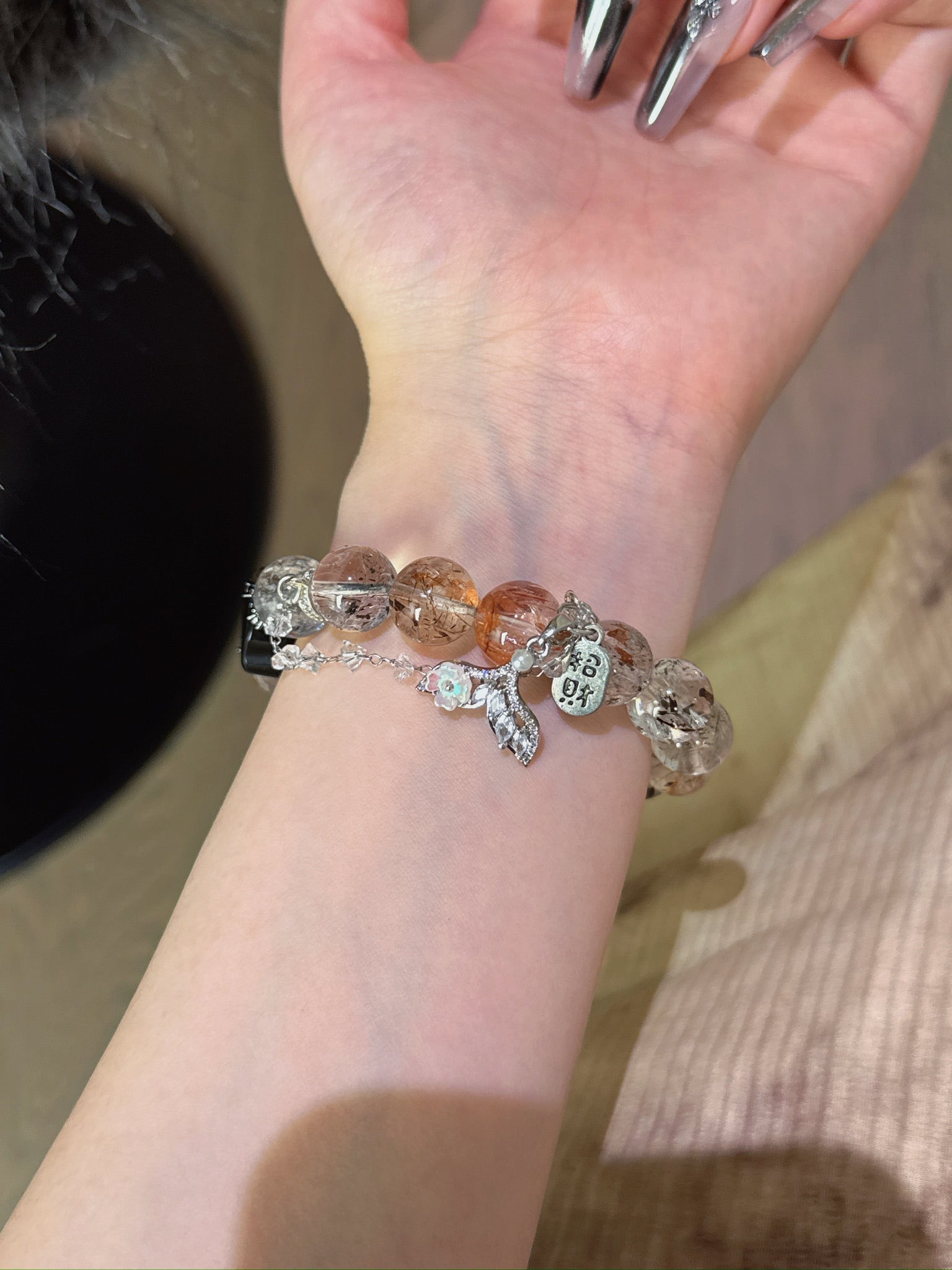 Natural Natural Crystal Crystal Bracelet —  | Handmade Crystal Jewelry