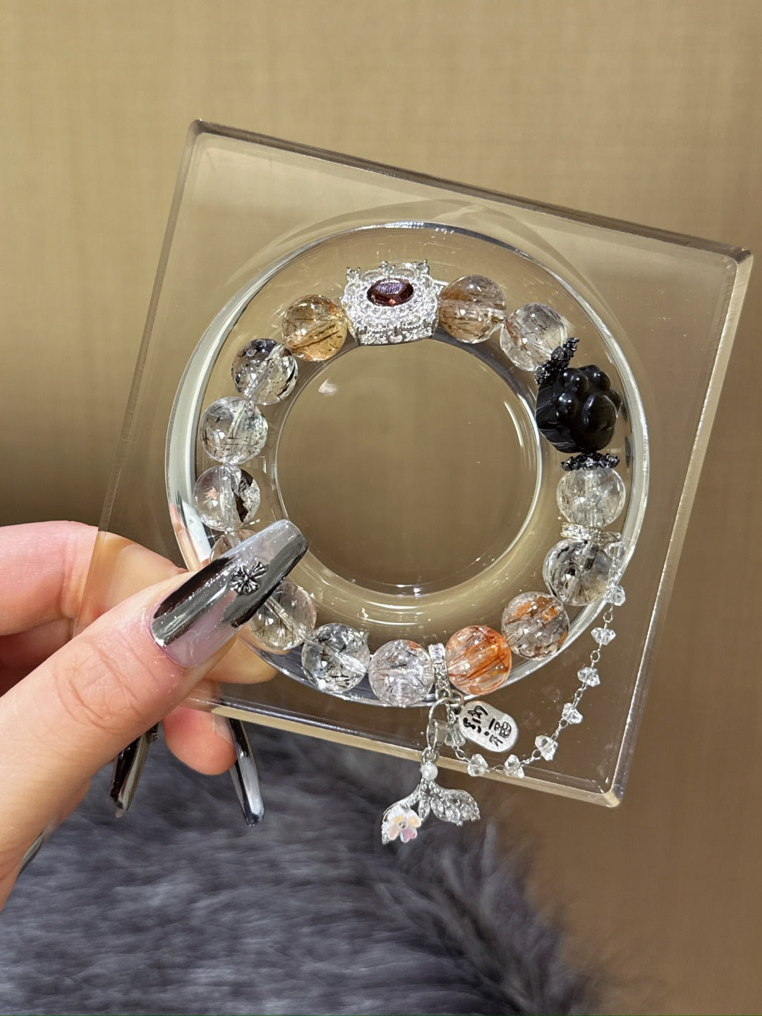 Natural Natural Crystal Crystal Bracelet —  | Handmade Crystal Jewelry