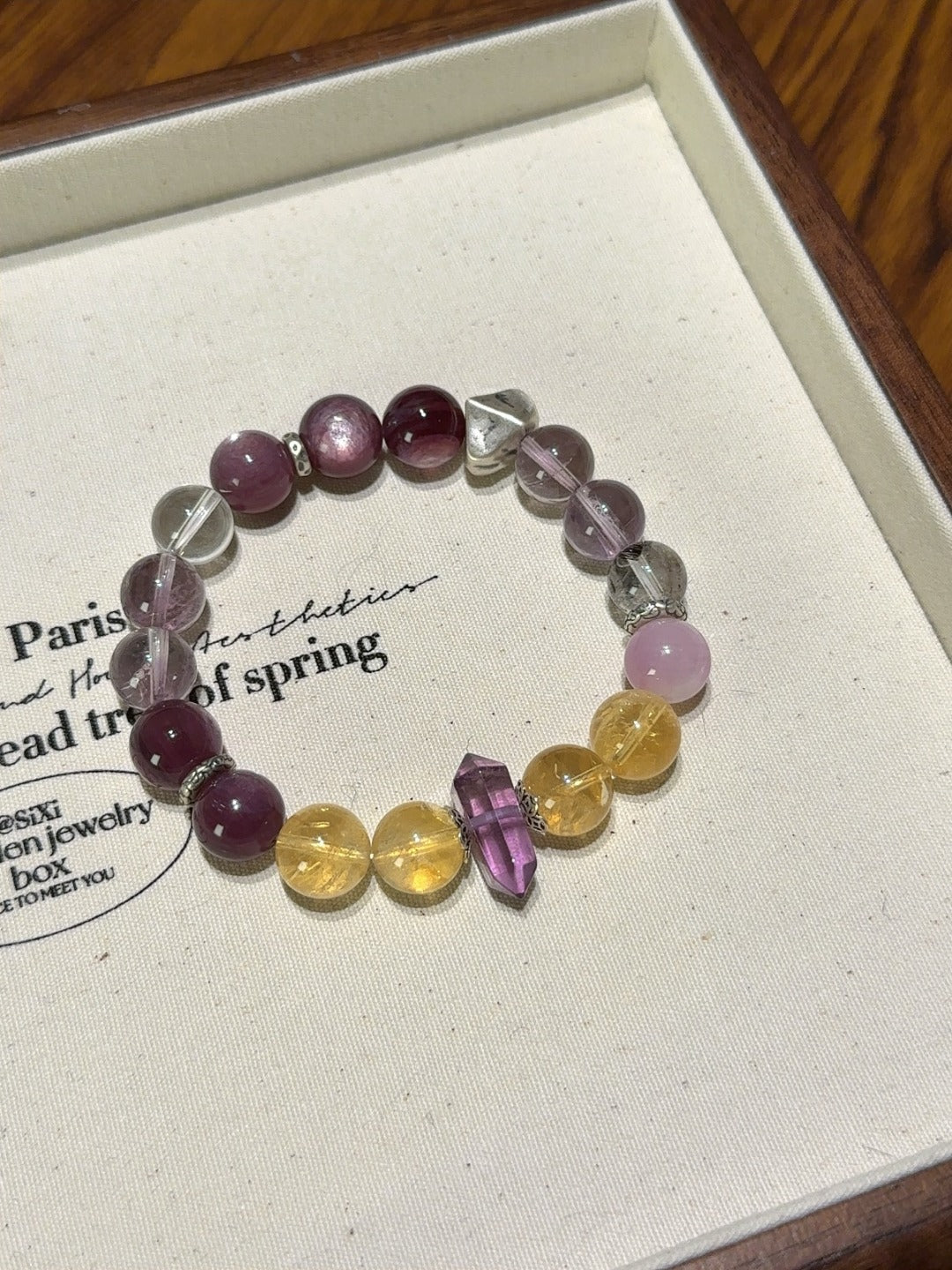 Natural Natural Crystal Crystal Bracelet —  | Handmade Crystal Jewelry